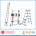 double side telescopic ladder,fold up aluminium ladder